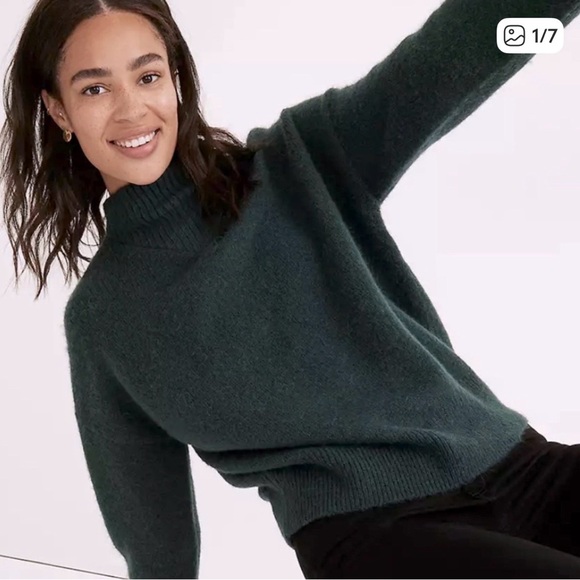 Madewell Sweaters - Madewell Dillon Alpaca Mock Turtleneck Sweater Fits like a SMALL